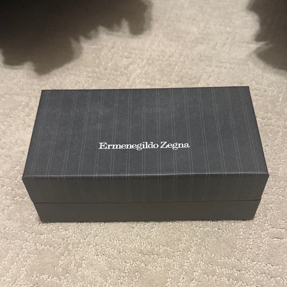 Ermenegildo Zegna Black Striped Watch Box
